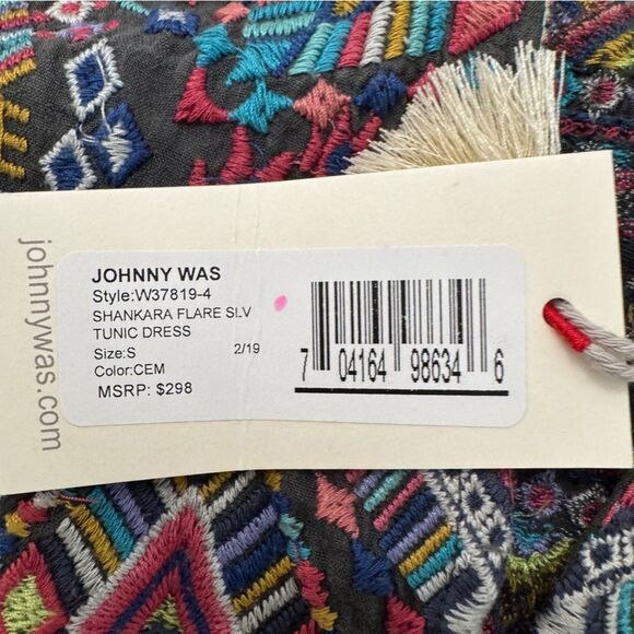 Johnny Was Shankara Flare Sleeve tunic /dress- new with tags size small - Picture 9 of 15